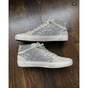 Golden Goose Mid-Top Glitter Sneakers EU 39